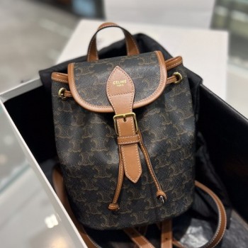 셀린느 트리오페 캔버스 폴코 백팩