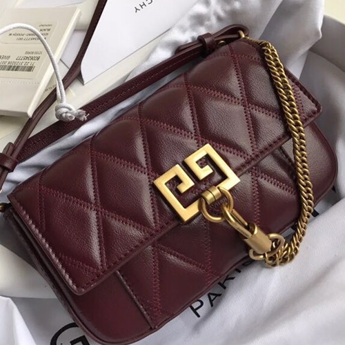 지방시 레더 미니 포켓백