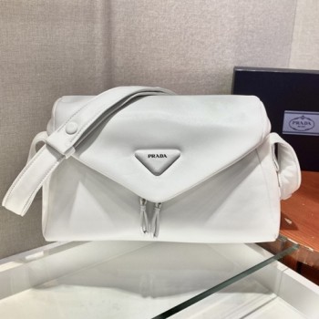 프라다 1BC165 나파 래더 패딩 시뇨백