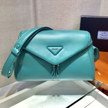 프라다 1BC165 나파 래더 패딩 시뇨백