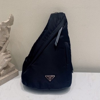 프라다 2VZ092 리나일론 원숄더 삼각로고 슬링백
