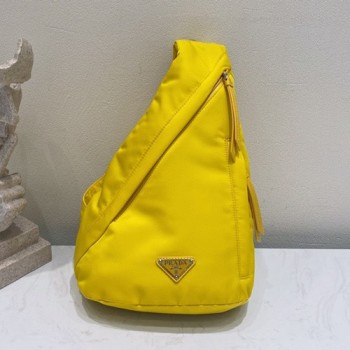 프라다 2VZ092 리나일론 원숄더 삼각로고 슬링백