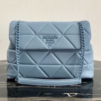 프라다 모노크롬 퀄팅 체인 숄더백