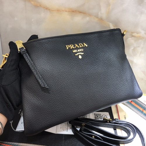 프라다 비텔로 래더 크로스백