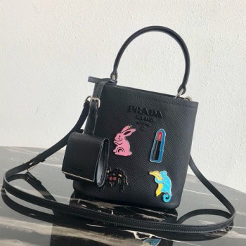 프라다 파니에 사피아노백 스몰 17cm