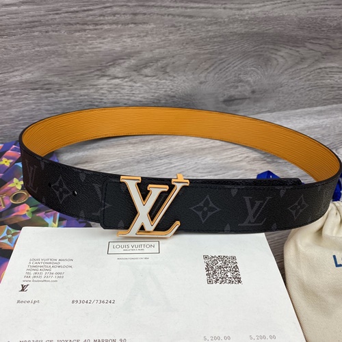 LV 로고버클 벨트