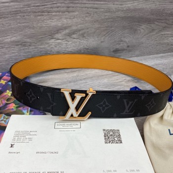 LV 로고버클 벨트