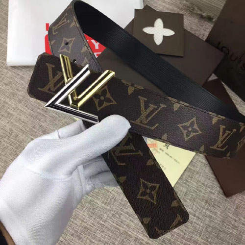 LV 로고버클 벨트