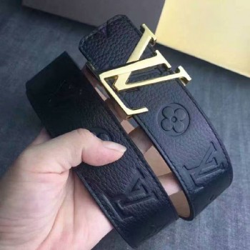 LV 로고버클 벨트