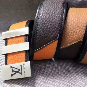 LV 로고버클 벨트