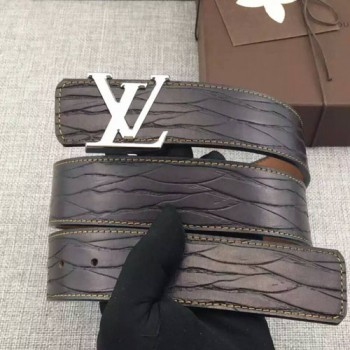LV 로고버클 벨트