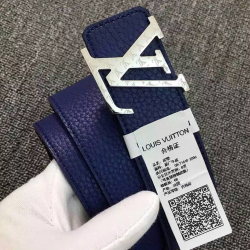 LV 로고버클 벨트