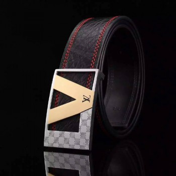 LV 로고버클 벨트