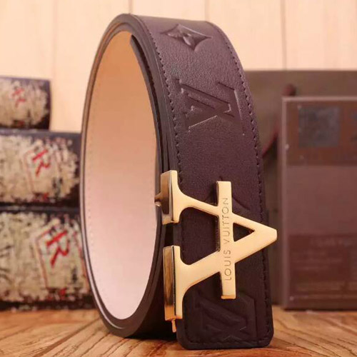 LV 로고버클 벨트