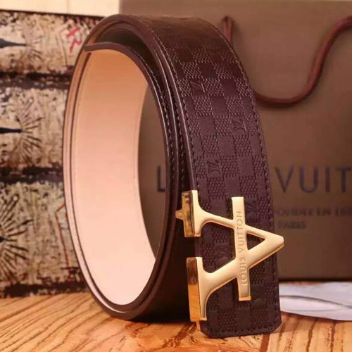 LV 로고버클 벨트