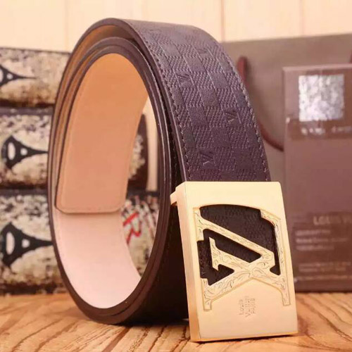 LV 로고버클 벨트