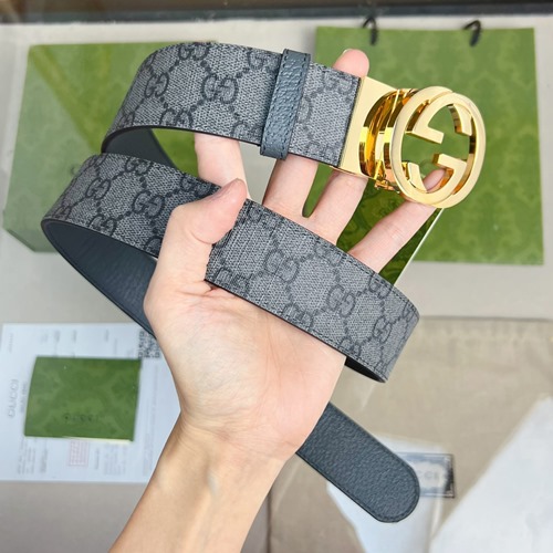 구찌 627055 GG 마몽 리버서블 양면 벨트