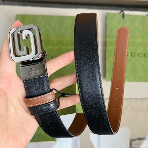 구찌 715603 GG 슈프림 G버클 벨트