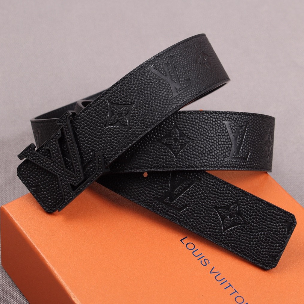루이비통 × NBA 콜라보 이니셜 로고버클 벨트