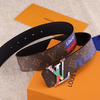 루이비통×버질아블로 콜라보 로고버클 LNITIALES 벨트