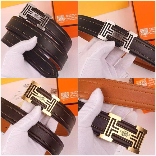 에르메스 H로고 벨트(2 COLOR)