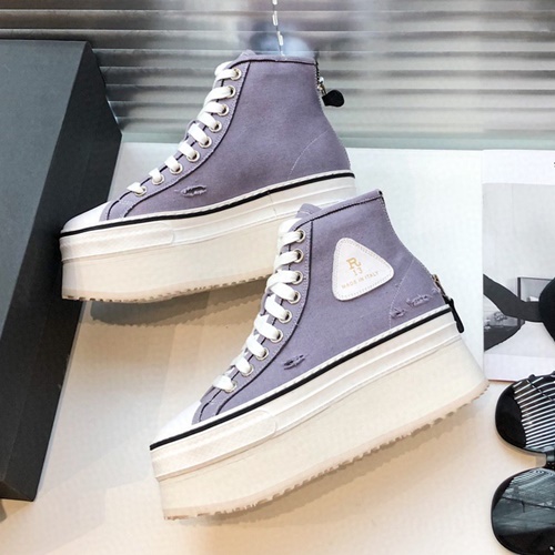 R13 플랫폼 하이탑 스니커즈