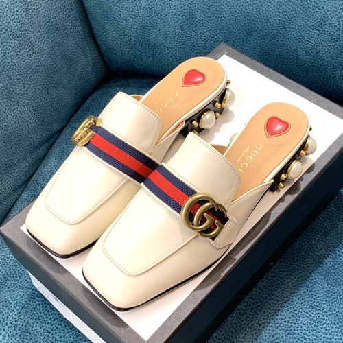 구찌 GG 로고 진주장식 마몬트 블로퍼