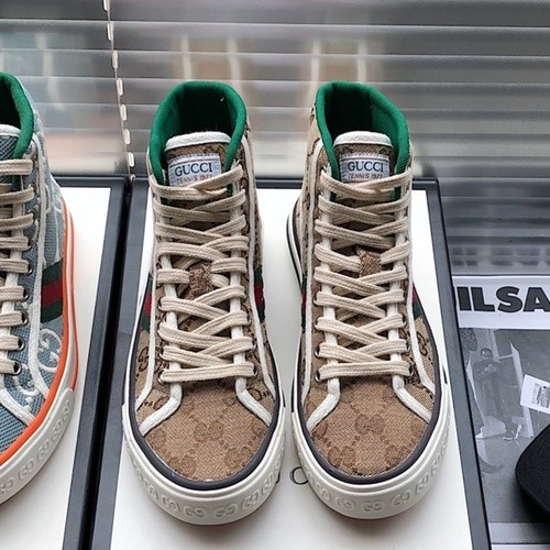 구찌 남.여 하이탑 스니커즈