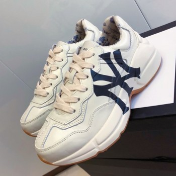 구찌 라니톤 뉴욕양키스 래더 남.여 스니커즈