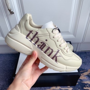 구찌 라이톤 THINK,THANK 래더 남.여 스니커즈