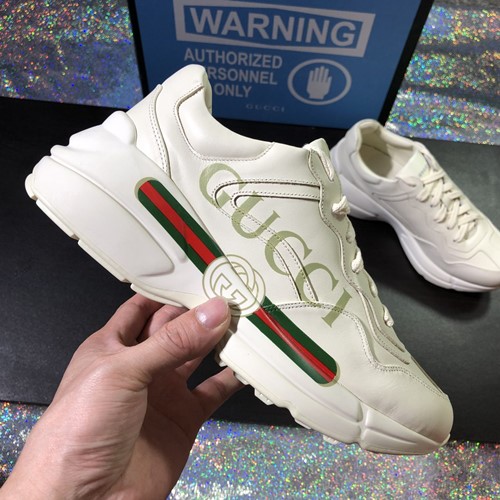 구찌 라이톤 마우스 래더 남.여 스니커즈