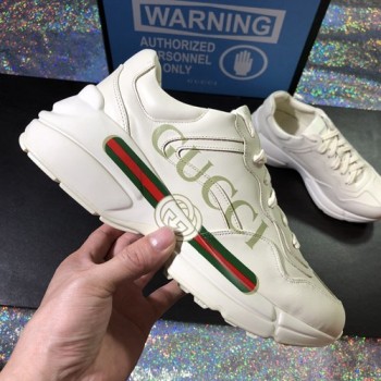 구찌 라이톤 마우스 래더 남.여 스니커즈