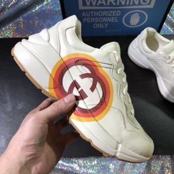 구찌 라이톤 인터로킹 앤 하트 래더 남.여 스니커즈