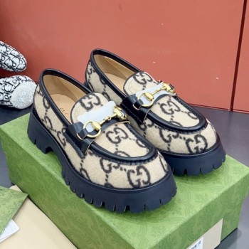 구찌 러그 솔 홀스빗 로퍼