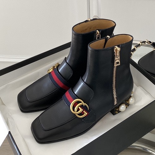 구찌 마몬트 앵클부츠