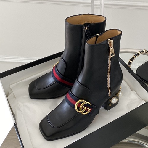 구찌 마몬트 앵클부츠