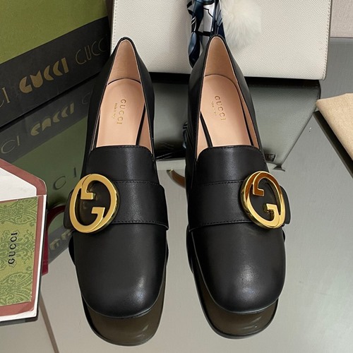 구찌 미드힐 펌프스