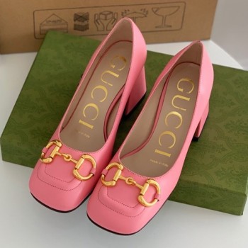 구찌 홀스빗 미드힐 펌프스