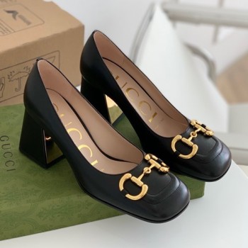 구찌 홀스빗 미드힐 펌프스