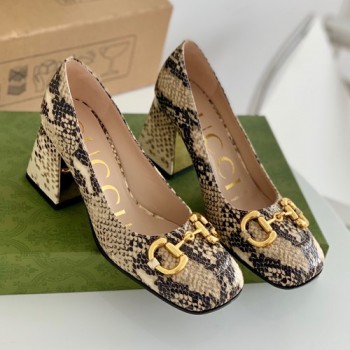 구찌 홀스빗 미드힐 펌프스