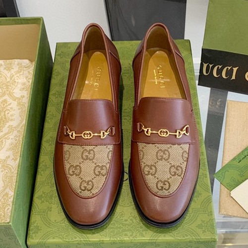 구찌 홀스빗 블록 힐 로퍼