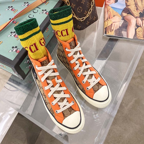 구찌×디즈니 콜라보 하이탑 스니커즈