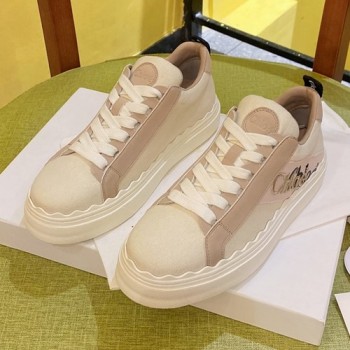 끌로에 글리터 로고자수 스니커즈