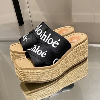 끌로에 우디 플랫폼 슬리퍼샌들