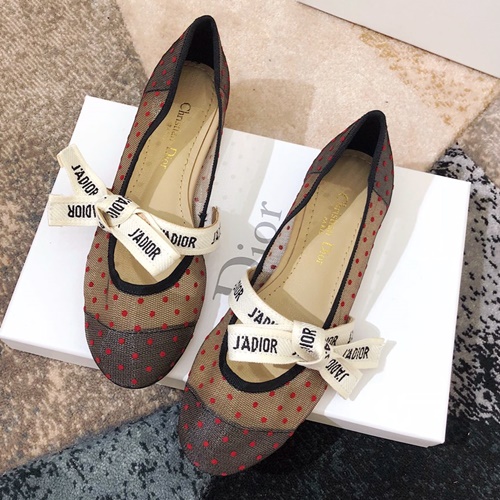 디올 BABY-D 발레리나 플랫슈즈