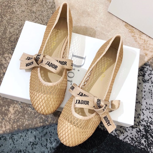 디올 BABY-D 발레리나 플랫슈즈