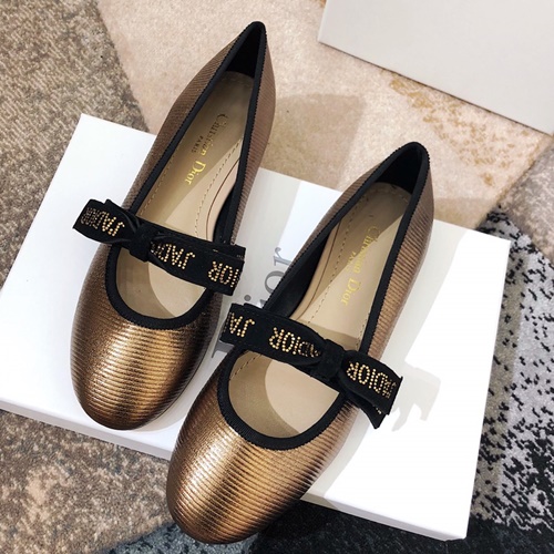 디올 BABY-D 발레리나 플랫슈즈