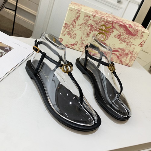 디올 CD로고 샌들