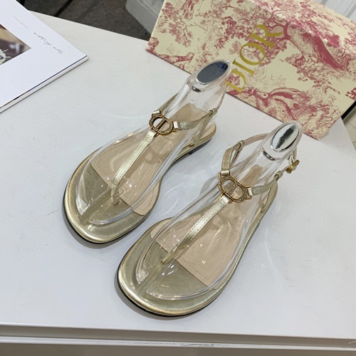 디올 CD로고 샌들