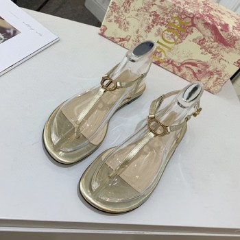 디올 CD로고 샌들